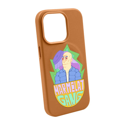 MARMELAT GANG-iPhone 14 Pro Max Leather Kılıf MagSafe Özellikli