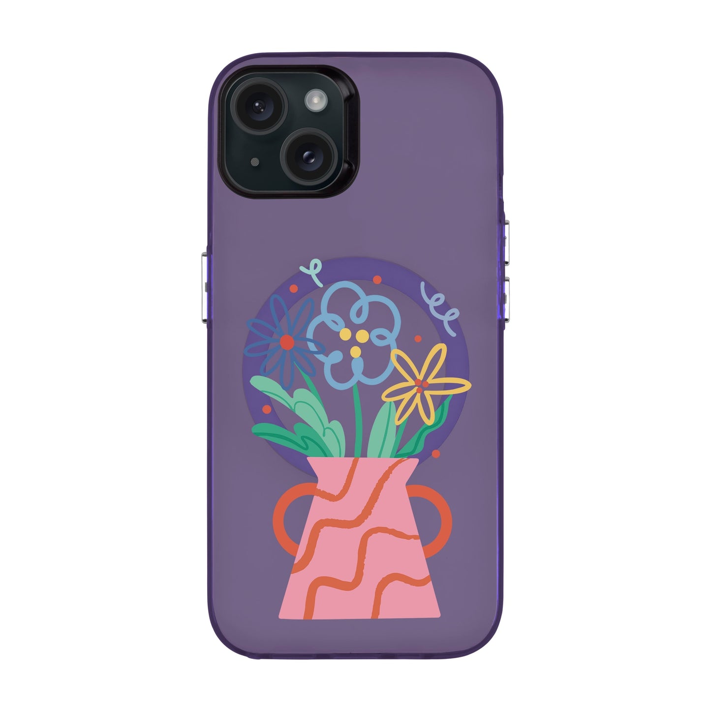 PINK VASE-iPhone 15 Plus Hold Kılıf MagSafe Özellikli