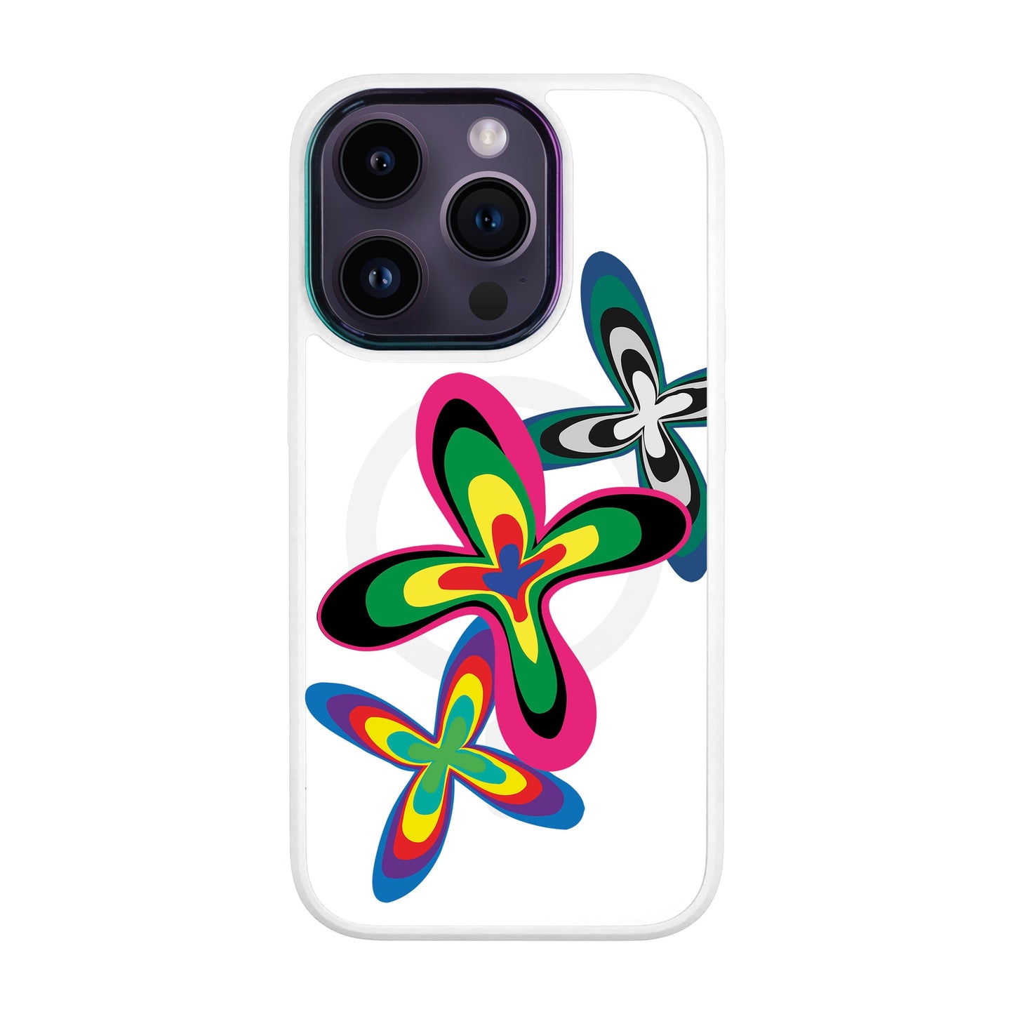 COLOR FLOWER-Vigor Kılıf MagSafe Özellikli - iPhone 14 Pro