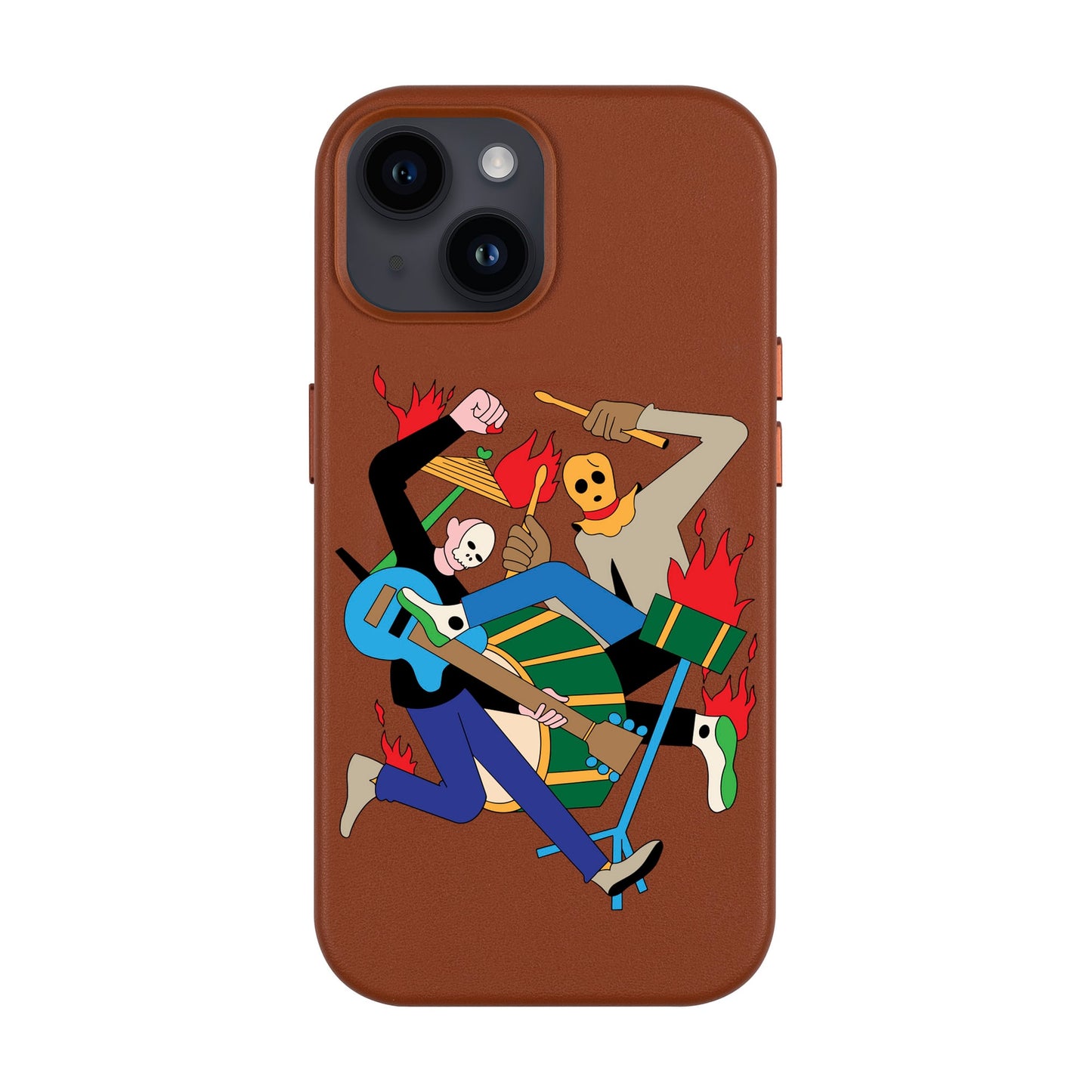 MONSTER MASH-Leather Kılıf MagSafe Özellikli - iPhone 13