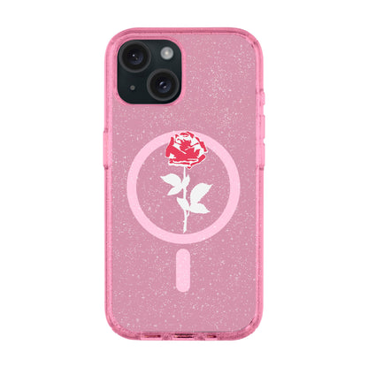 NATUREL ROSE-iPhone 14 Plus Shiny Kılıf MagSafe Özellikli