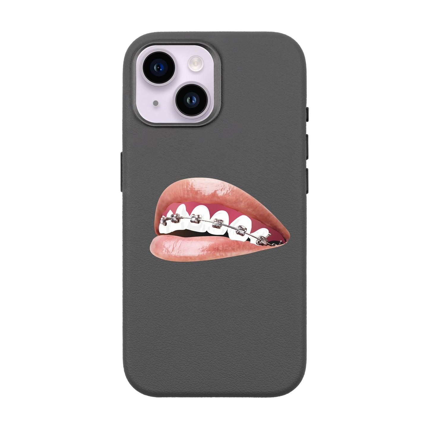 ORTHODONTIST-iPhone 14 Leather Premium Kılıf MagSafe Özellikli