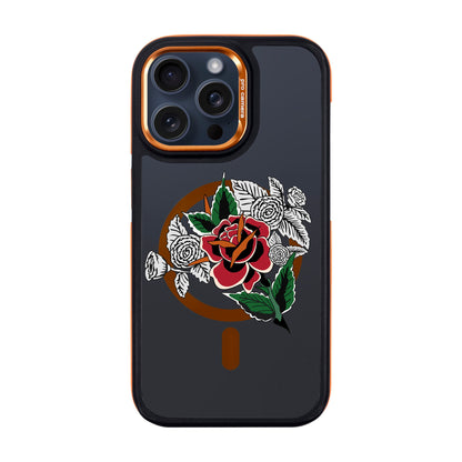 DRY ROSE-iPhone 15 Pro Max Dark Kılıf MagSafe Özellikli