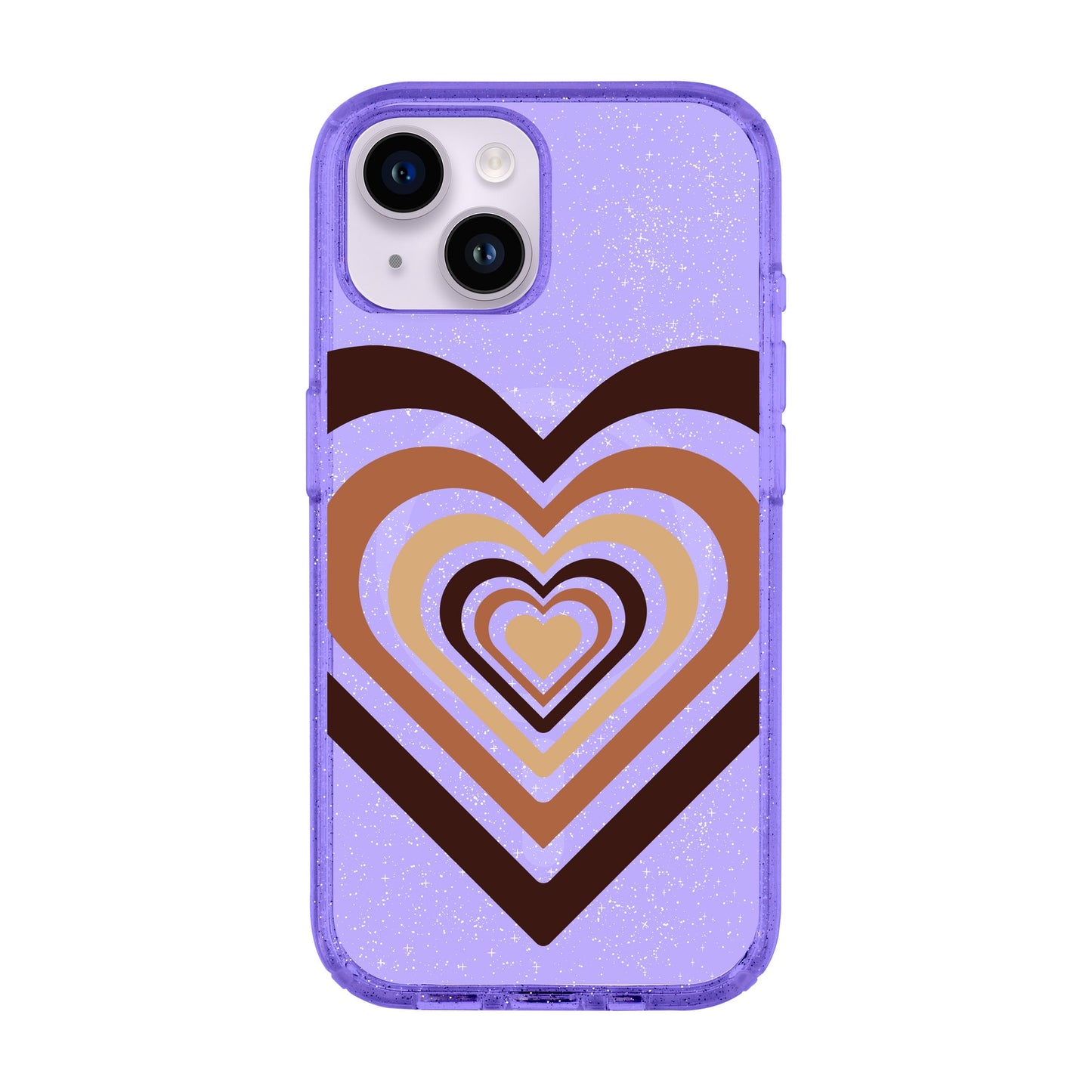 HEART-iPhone 14 Shiny Kılıf MagSafe Özellikli