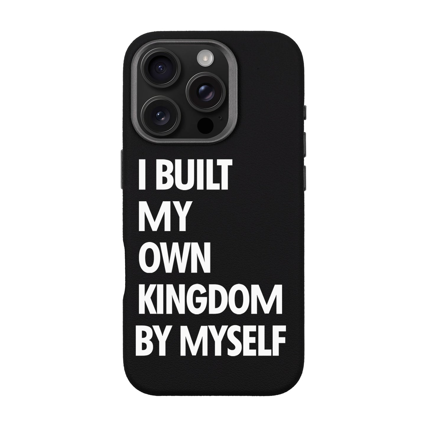 KINGDOM-iPhone 16 Pro Leather Premium Kılıf MagSafe Özellikli