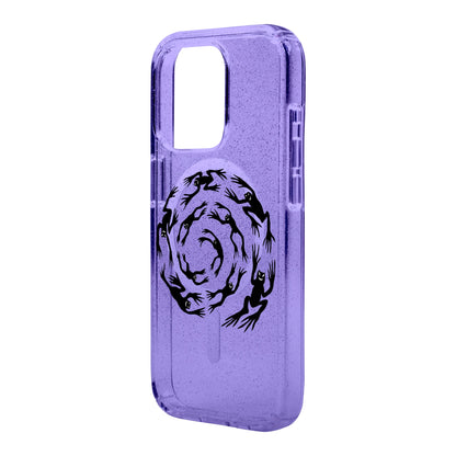 SWIRLING FROGS-iPhone 14 Pro Max Shiny Kılıf MagSafe Özellikli