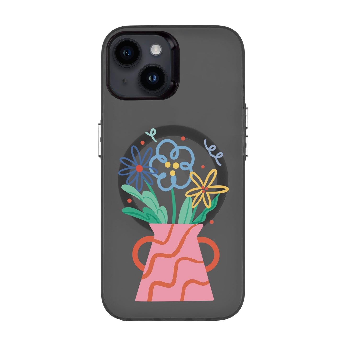 PINK VASE-iPhone 14 Hold Kılıf MagSafe Özellikli