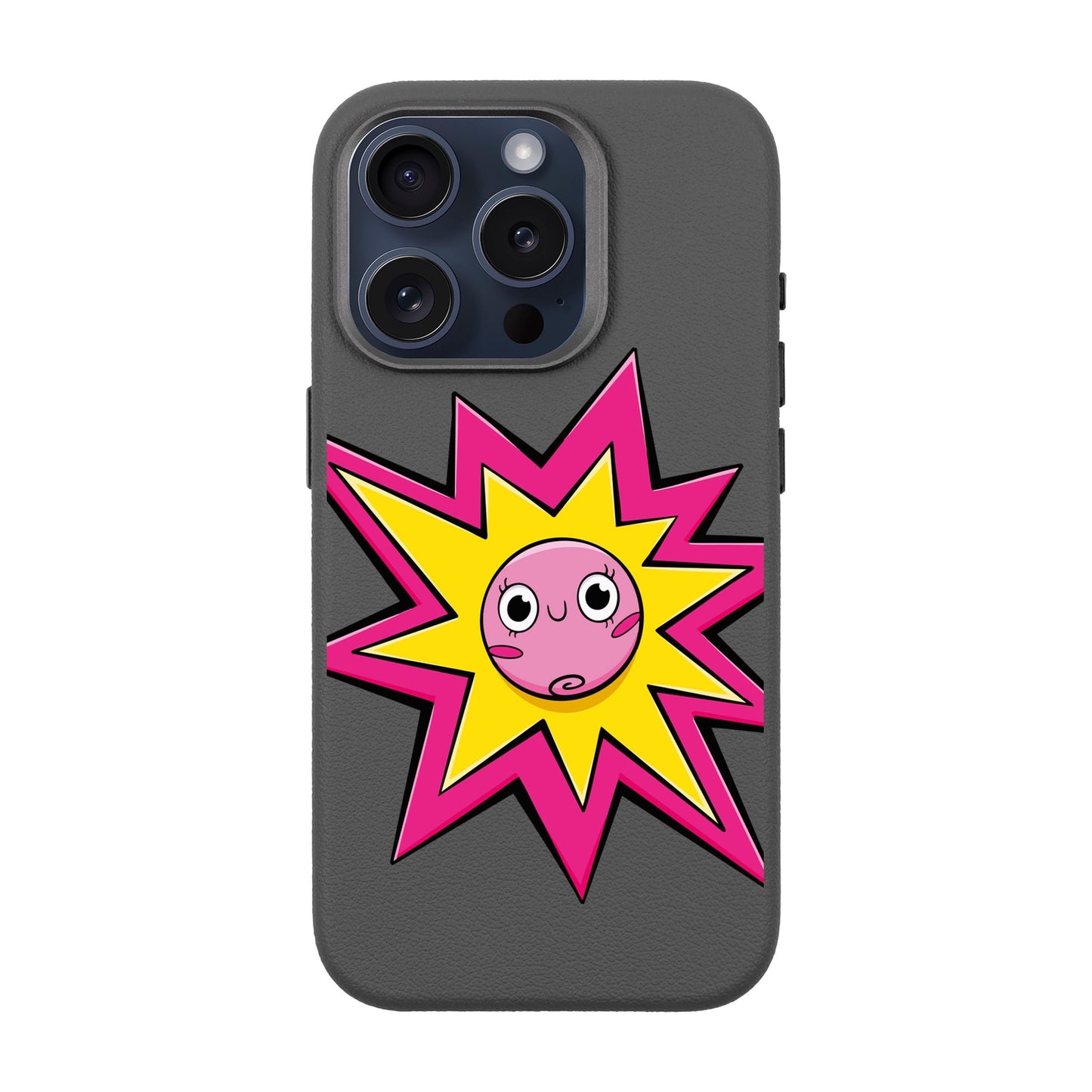 POP PRINCESSES-iPhone 15 Pro Leather Premium Kılıf MagSafe Özellikli