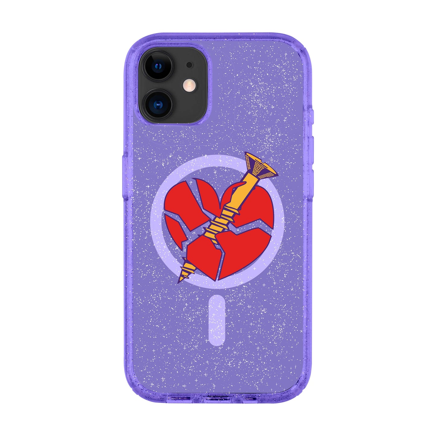 BROKEN HEART-iPhone 11 Shiny Kılıf MagSafe Özellikli