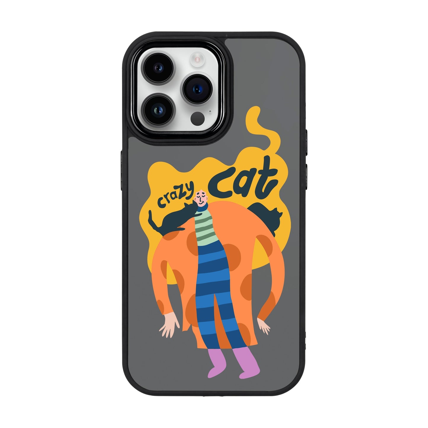 CRAZY CAT-iPhone 14 Pro Max Proof Kılıf