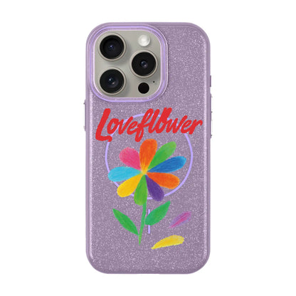 LOVE FLOWER-iPhone 15 Pro Radiant Kılıf MagSafe Özellikli