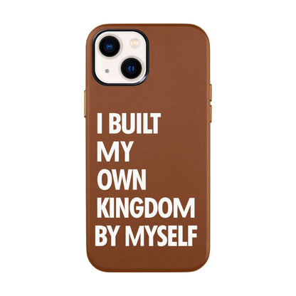 KINGDOM-iPhone 14 Leather Kılıf
