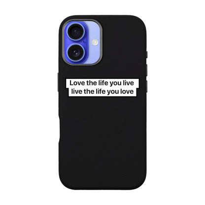 LOVE THE LIFE-iPhone 16 Plus Leather Premium Kılıf MagSafe Özellikli