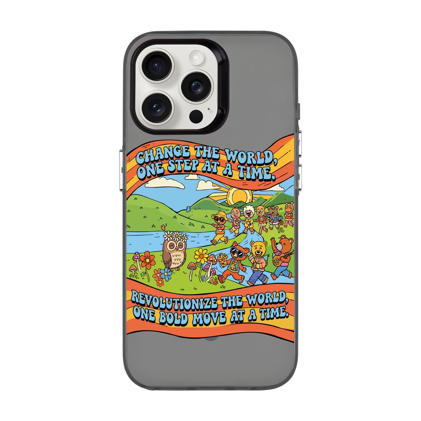 CHANGE THE WORLD-iPhone 15 Pro Max Hold Kılıf MagSafe Özellikli