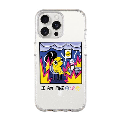 I AM FINE-iPhone 15 Pro Max Shiny Kılıf MagSafe Özellikli