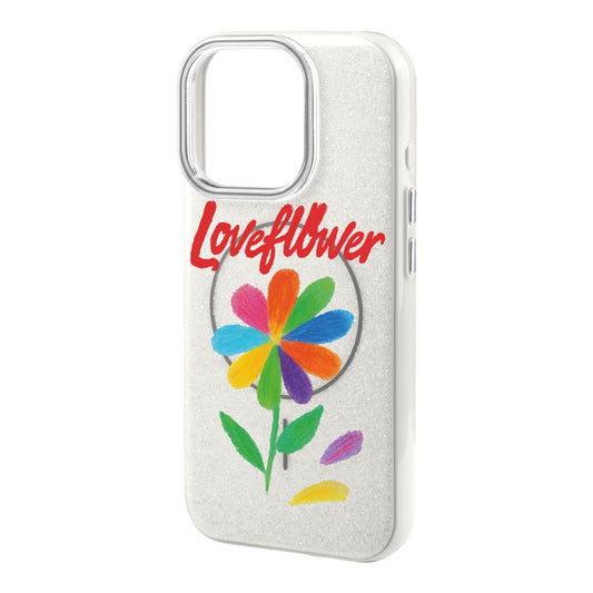 LOVE FLOWER-iPhone 16 Pro Max Radiant Kılıf MagSafe Özellikli