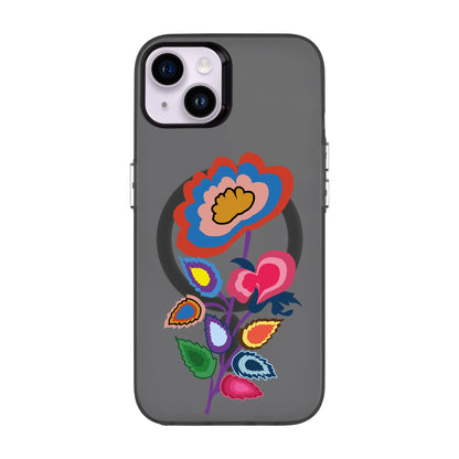 KNITTED FLOWER-iPhone 14 Plus Hold Kılıf MagSafe Özellikli