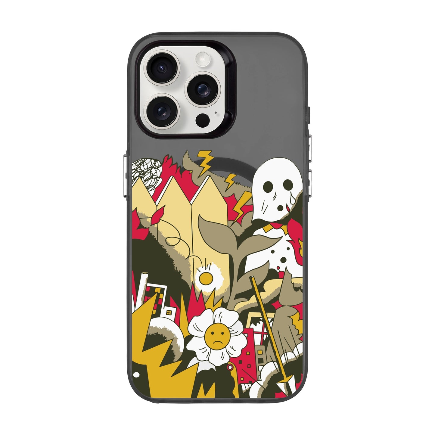 EVERYTHING IS BURNING-Hold Kılıf MagSafe Özellikli - iPhone 15 Pro Max