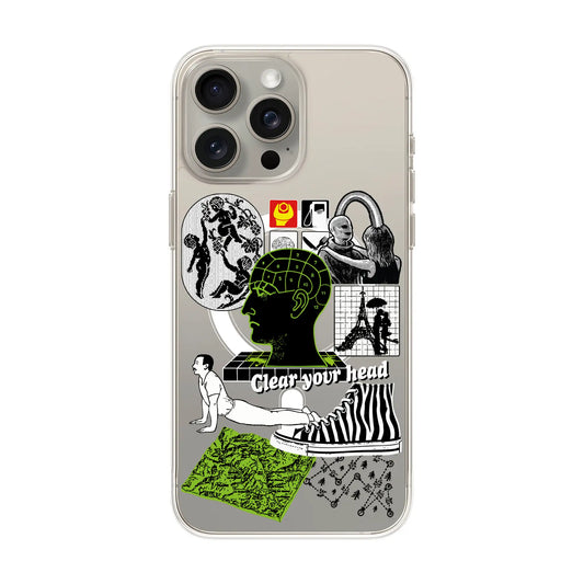 CLEAR YOUR HEAD-iPhone 15 Pro Max Solid Kılıf MagSafe Özellikli