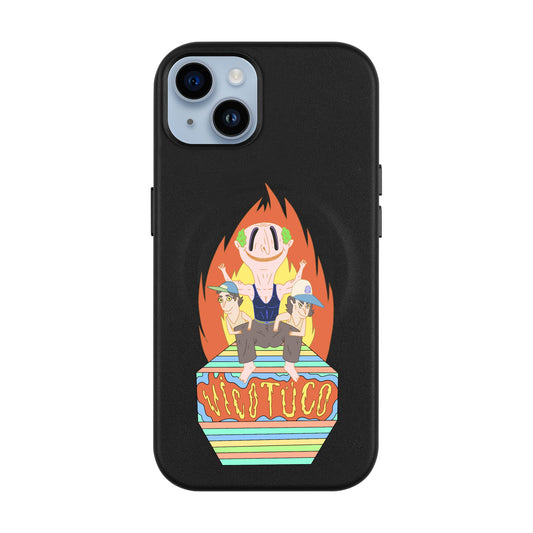 VİCOTÜCO ADAM-iPhone 14 Plus Leather Kılıf MagSafe Özellikli