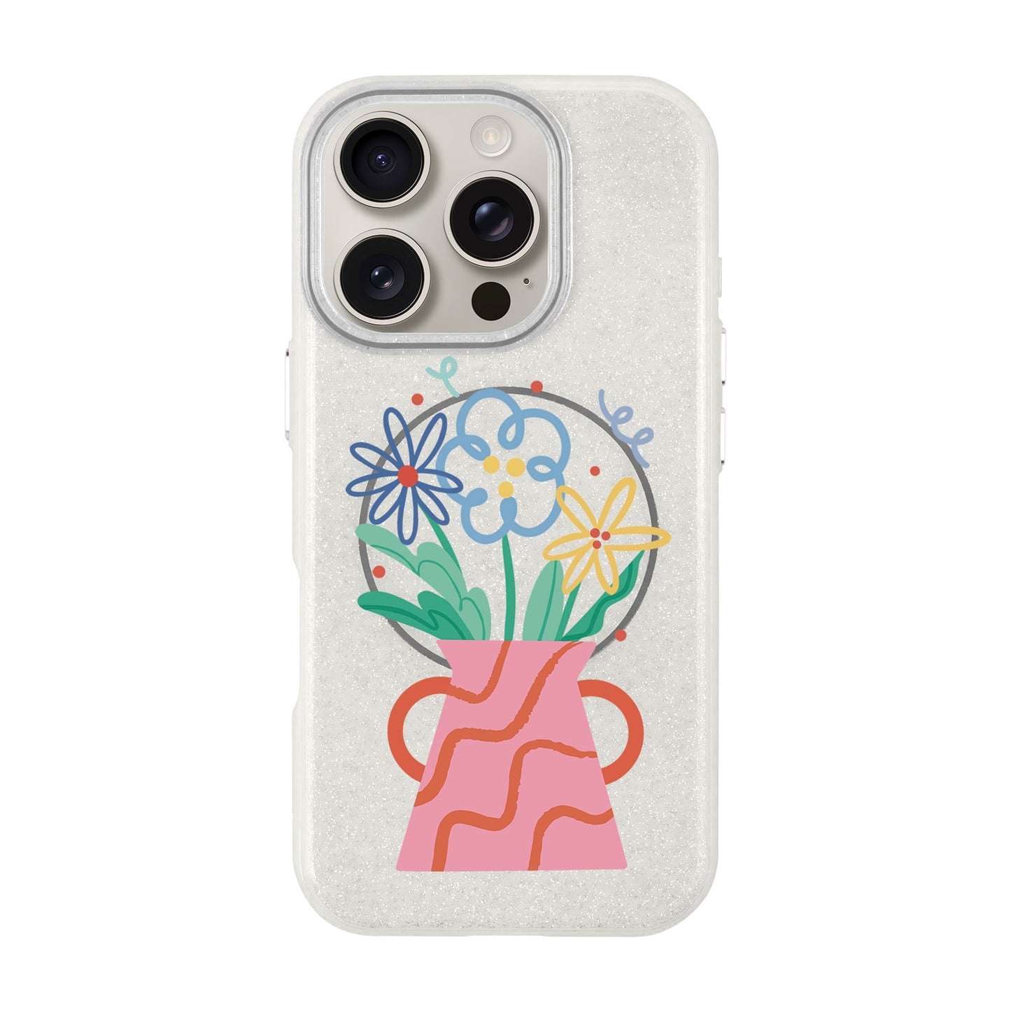 PINK VASE-iPhone 16 Pro Radiant Kılıf MagSafe Özellikli