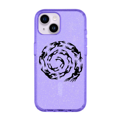 SWIRLING FROGS-Shiny Kılıf MagSafe Özellikli - iPhone 13