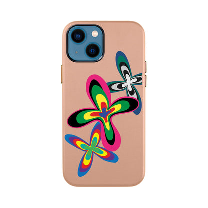 COLOR FLOWER-iPhone 13 Mini Leather Kılıf