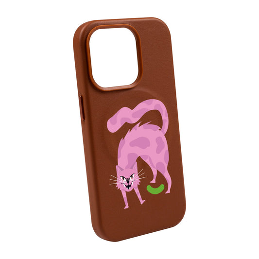 GRUMBLEPAWS-iPhone 14 Pro Max Leather Kılıf MagSafe Özellikli