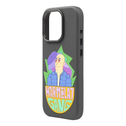 MARMELAT GANG-iPhone 16 Pro Max Leather Premium Kılıf MagSafe Özellikli