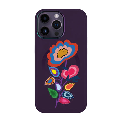KNITTED FLOWER-iPhone 14 Pro Max Vigor Kılıf MagSafe Özellikli