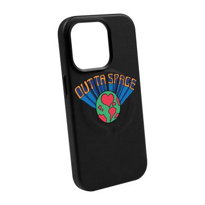 OUTTA SPACE-Leather Kılıf MagSafe Özellikli - iPhone 14 Pro