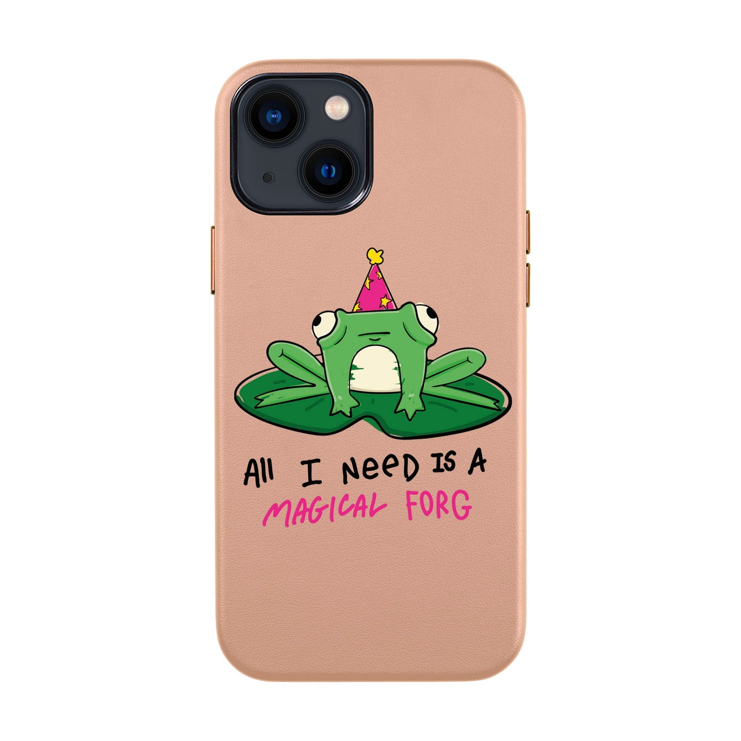FORG-iPhone 14 Leather Kılıf