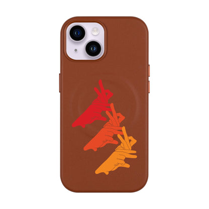 BUNNY MARCH-Leather Kılıf MagSafe Özellikli - iPhone 13