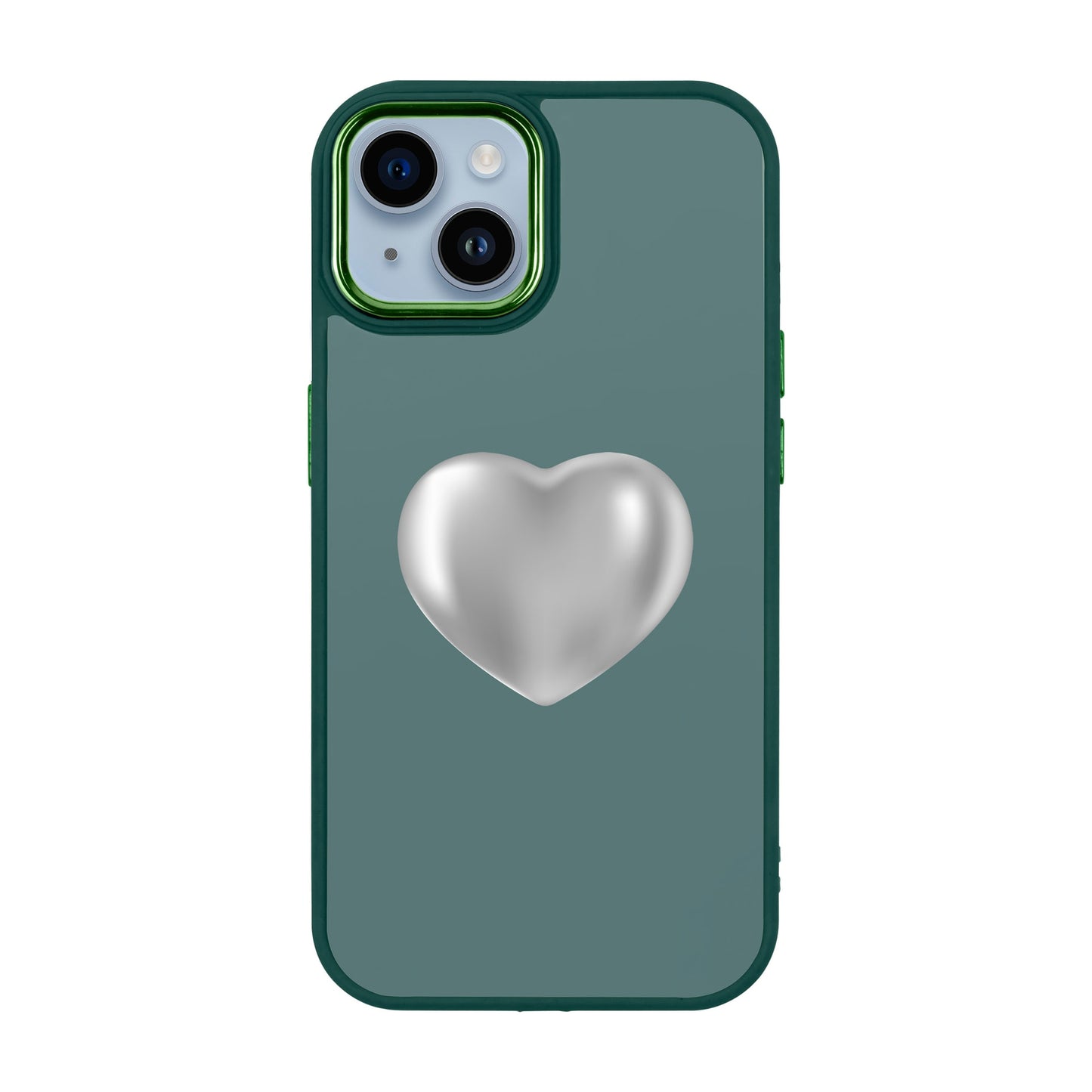 SILVER HEART-iPhone 14 Plus Proof Kılıf
