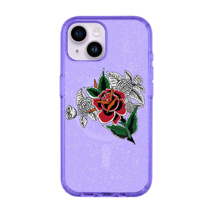 DRY ROSE-iPhone 14 Shiny Kılıf MagSafe Özellikli