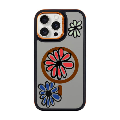 FLORIST-iPhone 15 Pro Max Dark Kılıf MagSafe Özellikli