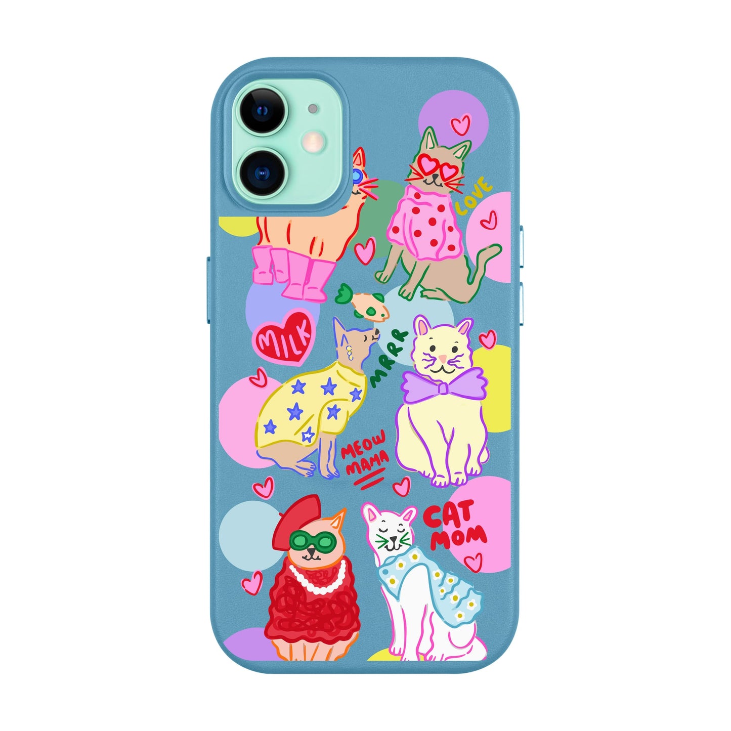 CAT MOM-Leather Kılıf MagSafe Özellikli - iPhone 11