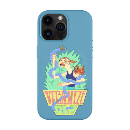 VEGANİZE-iPhone 14 Pro Max Leather Kılıf MagSafe Özellikli