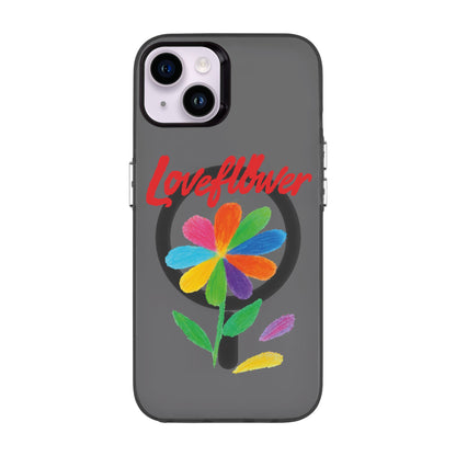 LOVE FLOWER-iPhone 14 Plus Hold Kılıf MagSafe Özellikli