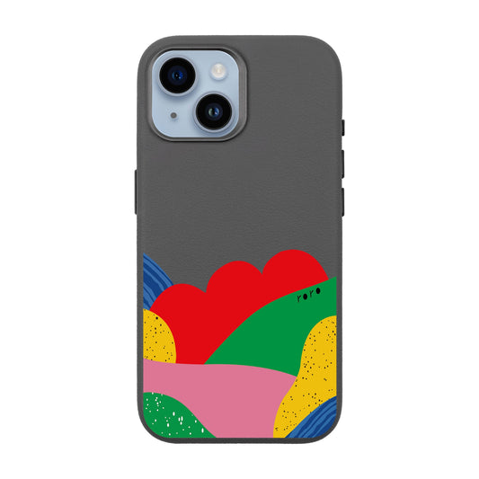 FLAG-iPhone 14 Leather Premium Kılıf MagSafe Özellikli