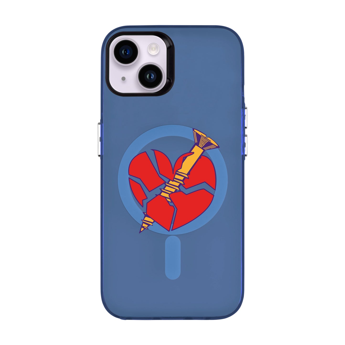 BROKEN HEART-iPhone 14 Plus Hold Kılıf MagSafe Özellikli