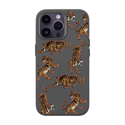 TIGER-iPhone 14 Pro Max Leather Premium Kılıf MagSafe Özellikli