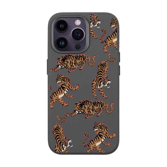 TIGER-iPhone 14 Pro Max Leather Premium Kılıf MagSafe Özellikli