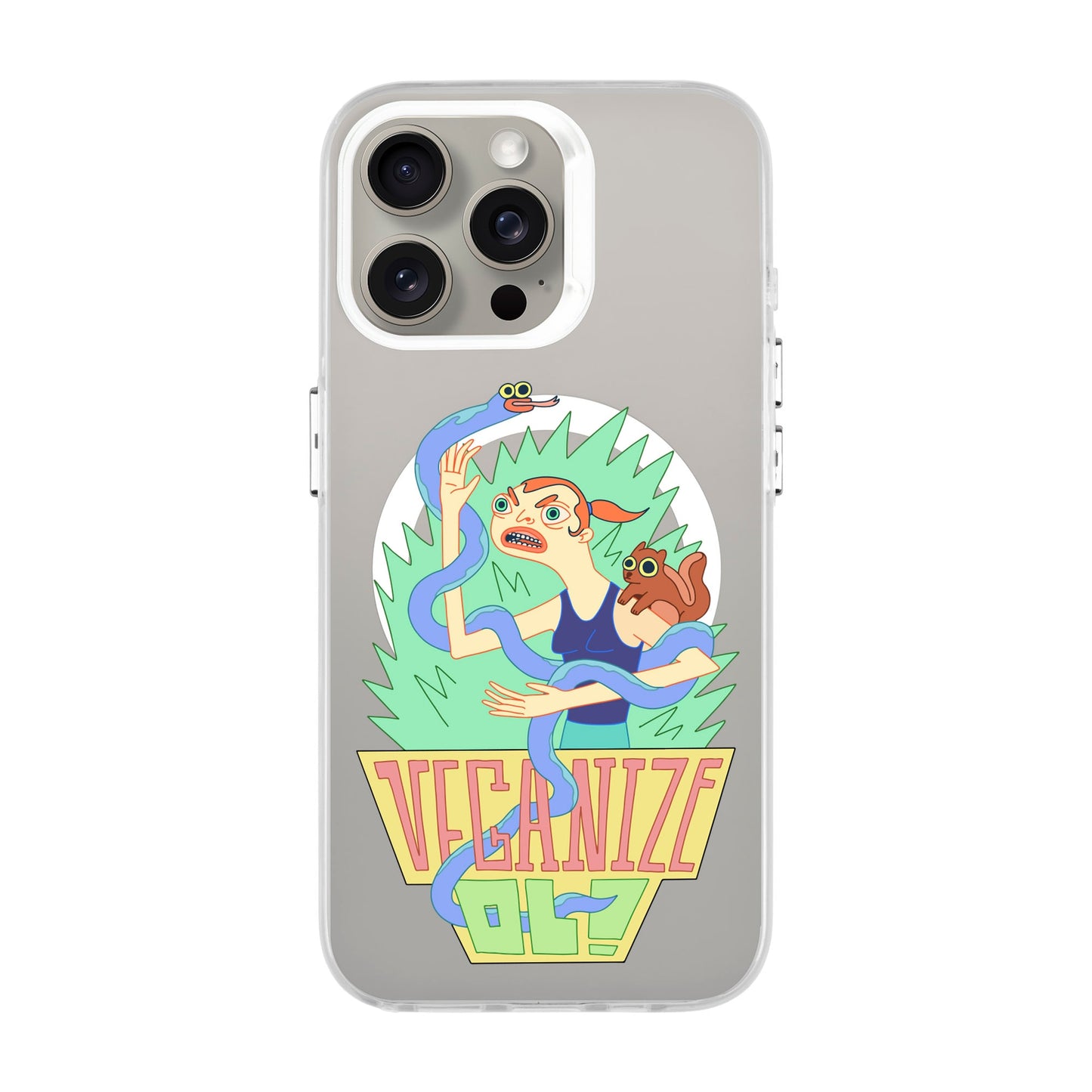VEGANİZE-iPhone 15 Pro Max Hold Kılıf MagSafe Özellikli