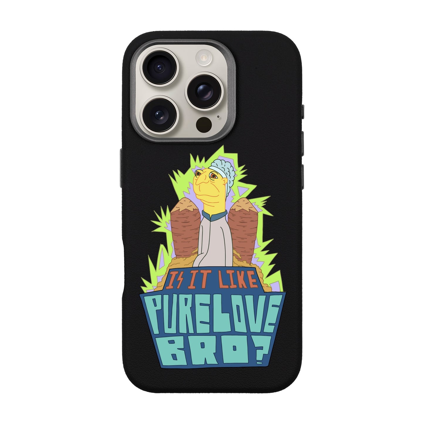 PURE LOVE-iPhone 16 Pro Leather Premium Kılıf MagSafe Özellikli