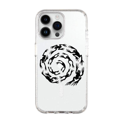 SWIRLING FROGS-iPhone 14 Pro Max Shiny Kılıf MagSafe Özellikli