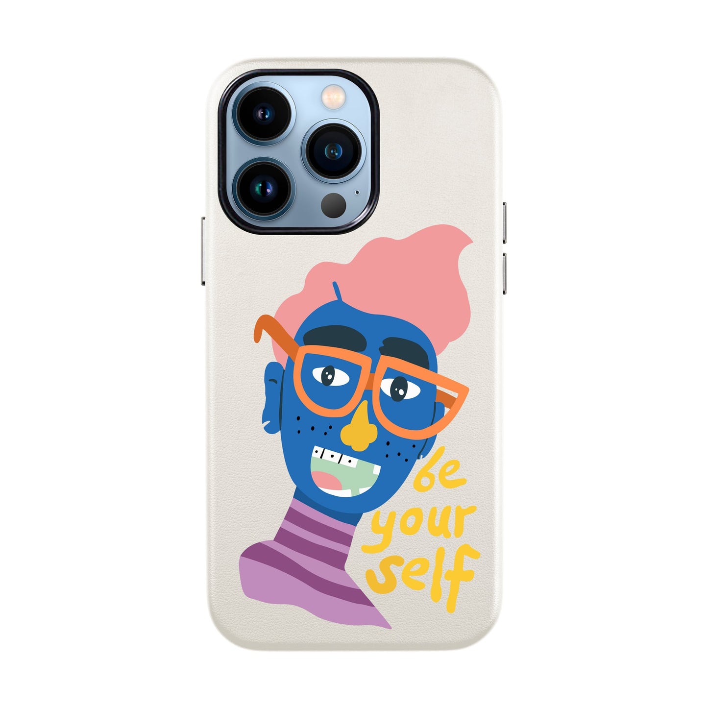 BE YOUR SELF-iPhone 13 Pro Leather Kılıf