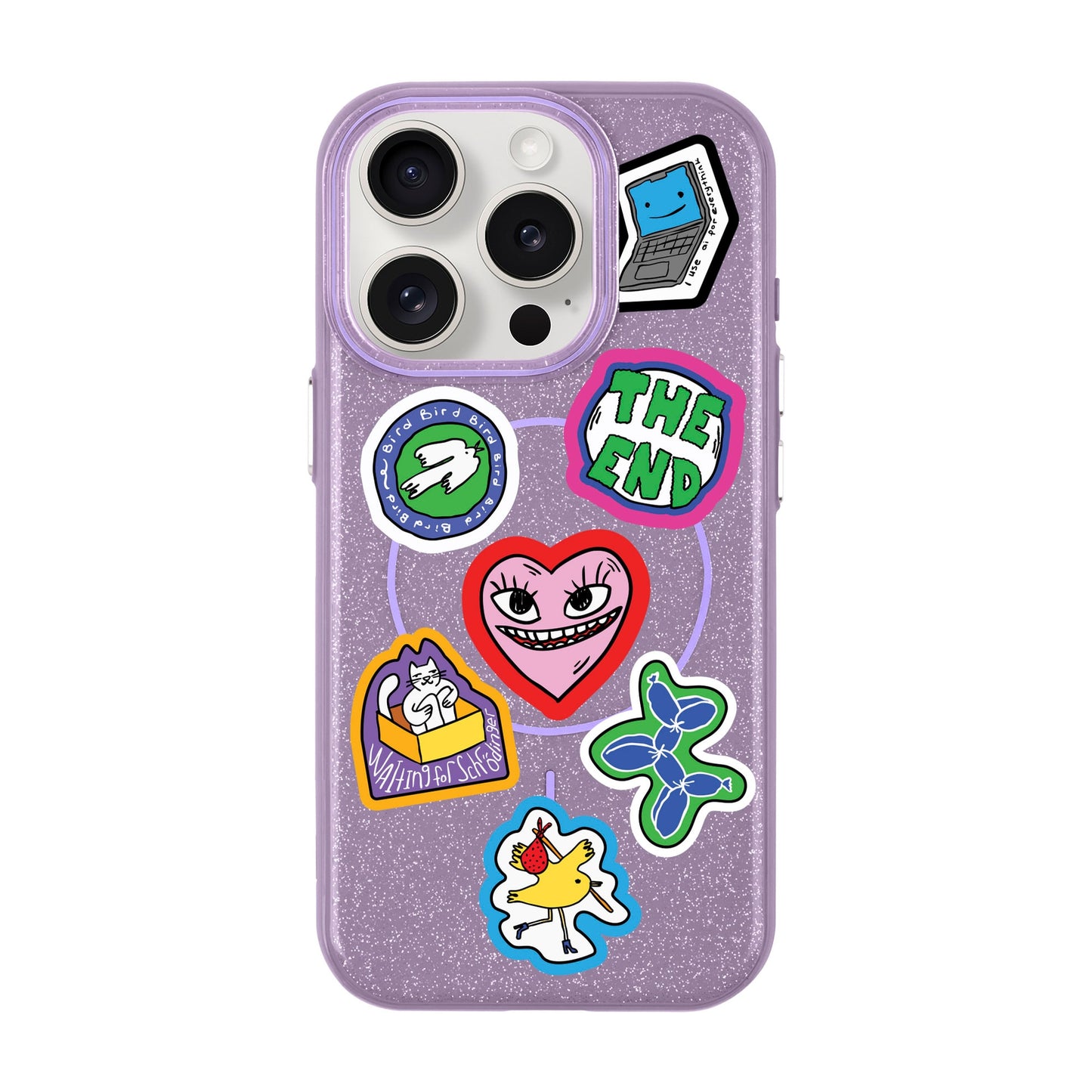 TŌTEN STICKERZ-Radiant Kılıf MagSafe Özellikli - iPhone 15 Pro