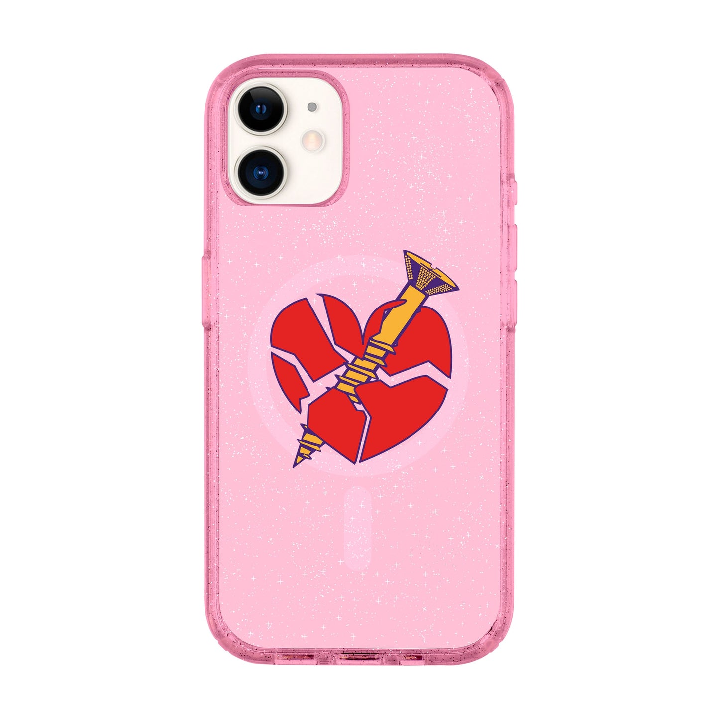 BROKEN HEART-iPhone 11 Shiny Kılıf MagSafe Özellikli