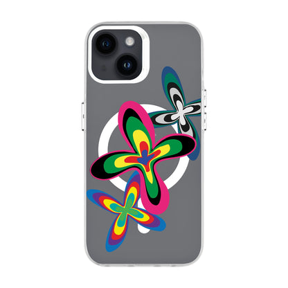 COLOR FLOWER-iPhone 14 Hold Kılıf MagSafe Özellikli